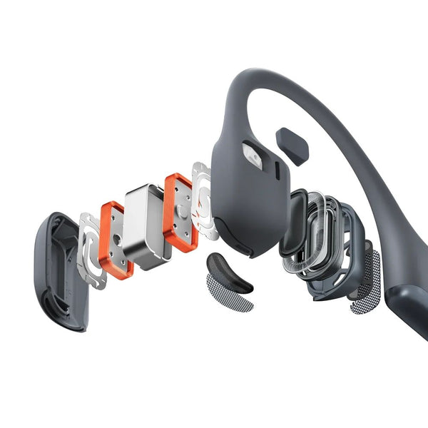Shokz OpenRun Pro 2 Black open-ear sports headphones with DualPitch sound and 12-hour battery Qatar