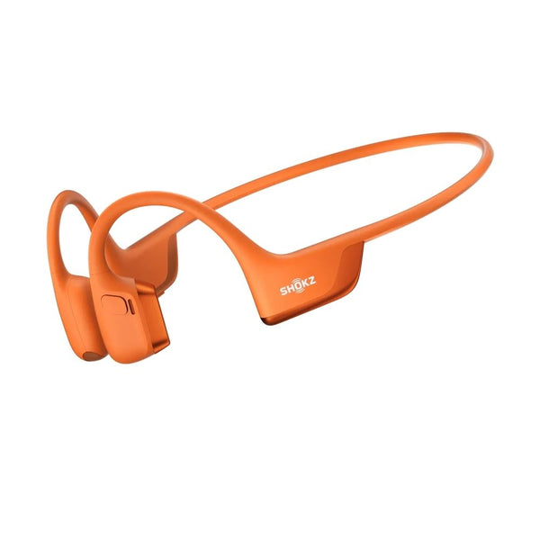 Shokz OpenRun Pro 2 Orange open-ear sports headphones with DualPitch sound and 12-hour battery Qatar