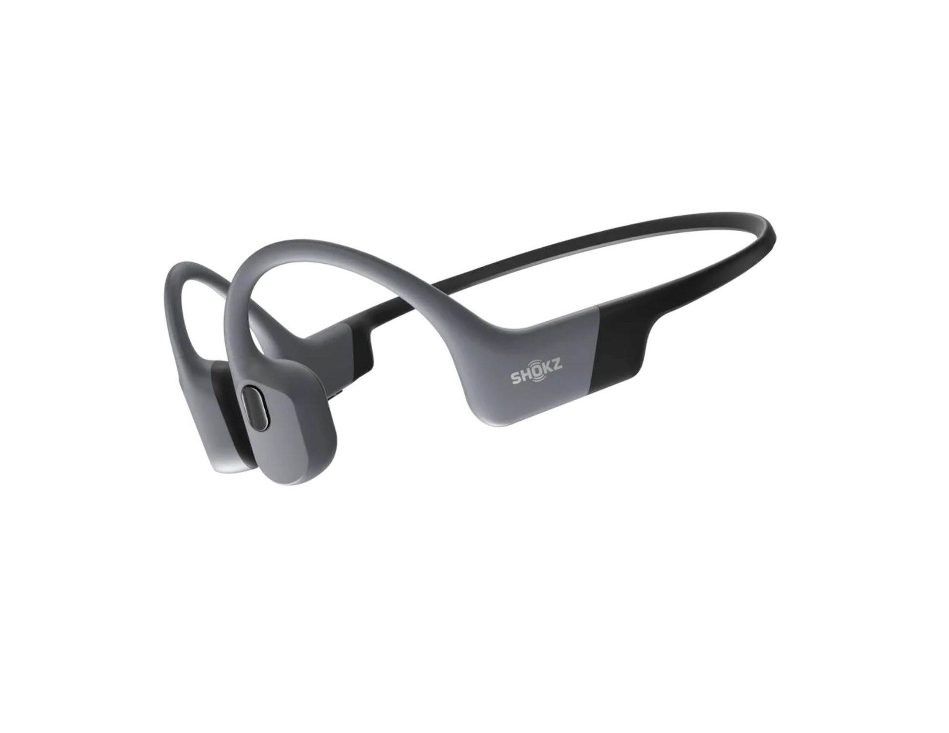 Shokz OpenSwim Pro bone conduction sport headphones with IP68 waterproof rating and open-ear design.