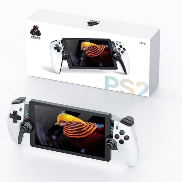 SJGAM M28 Retro Handheld Game Console 128GB with 7-inch display White Qatar