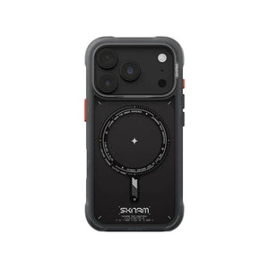 SkinArma Avion Case for iPhone 18 Pro with M-Safe support and removable camera frame Black Qatar
