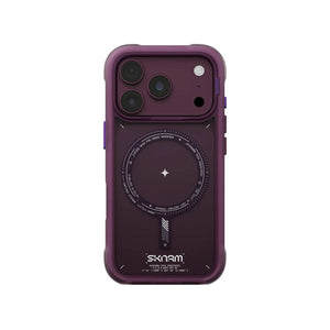 SkinArma Avion Case for iPhone 18 Pro with M-Safe support and removable camera frame Burgundy Qatar