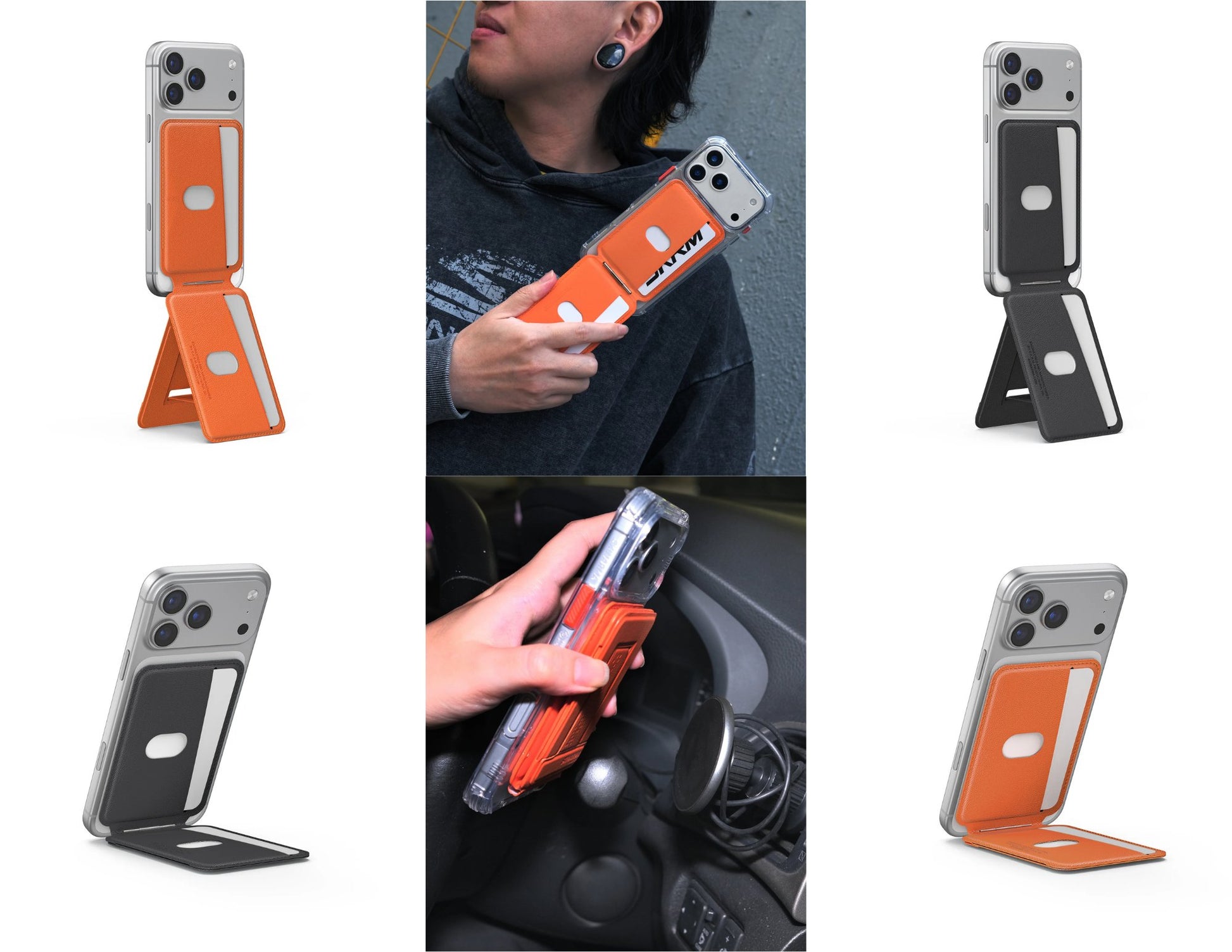 Skinarma Axis magnetic foldable tripod with RFID card holder for Mag-Charge devices Qatar