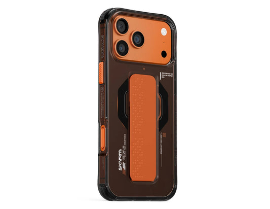 Skinarma Haxa Grip-Stand Case iPhone 17 Pro Max Clear Mag-Charge Qatar