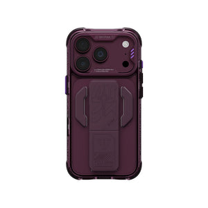 SkinArma Helio CE Case for iPhone 18 Pro with MagSafe and integrated stand Burgundy Qatar