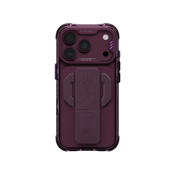 SkinArma Helio CE Case for iPhone 18 Pro with MagSafe and integrated stand Burgundy Qatar