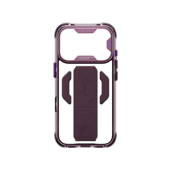 SkinArma Helio CE Case for iPhone 18 Pro with MagSafe and integrated stand Burgundy Qatar