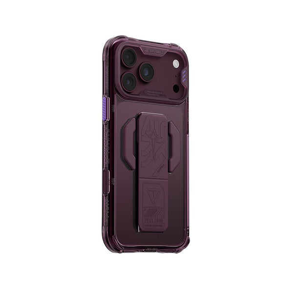 SkinArma Helio CE Case for iPhone 18 Pro Max with MagSafe and integrated stand Burgundy Qatar