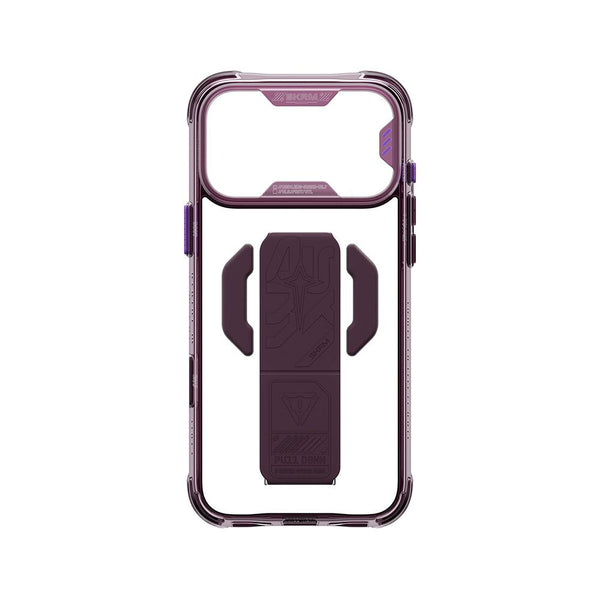 SkinArma Helio CE Case for iPhone 18 Pro Max with MagSafe and integrated stand Burgundy Qatar