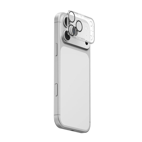 Skinarma MAGMA camera lens protector for iPhone 17 Pro Gray tempered glass full camera plateau protection Qatar