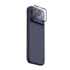 Skinarma MAGMA camera lens protector for iPhone 17 Pro Max Blue tempered glass full camera plateau protection Qatar