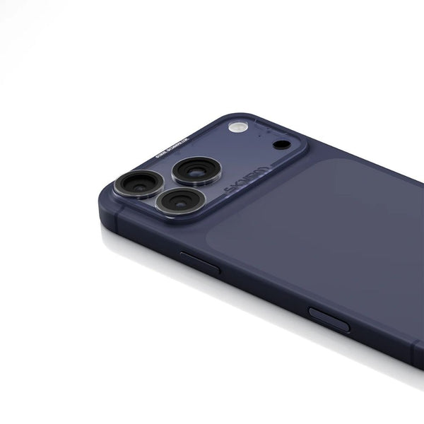 Skinarma MAGMA camera lens protector for iPhone 17 Pro Max Blue tempered glass full camera plateau protection Qatar