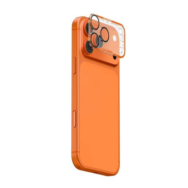 Skinarma MAGMA camera lens protector for iPhone 17 Pro Orange tempered glass full camera plateau protection Qatar