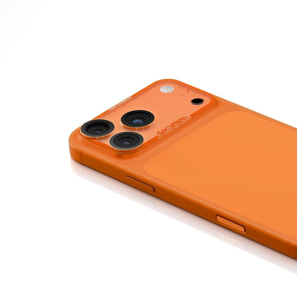 Skinarma MAGMA camera lens protector for iPhone 17 Pro Orange tempered glass full camera plateau protection Qatar