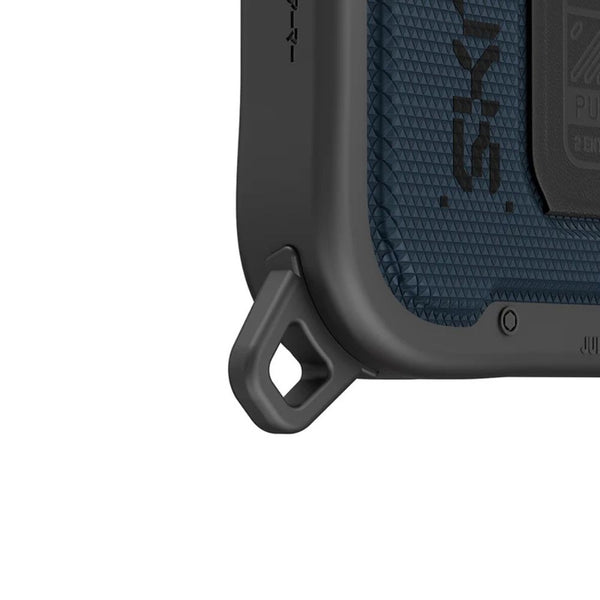 SkinArma Phantom Case for iPhone 18 Pro Max with M-Safe charging and foldable stand Blue Qatar