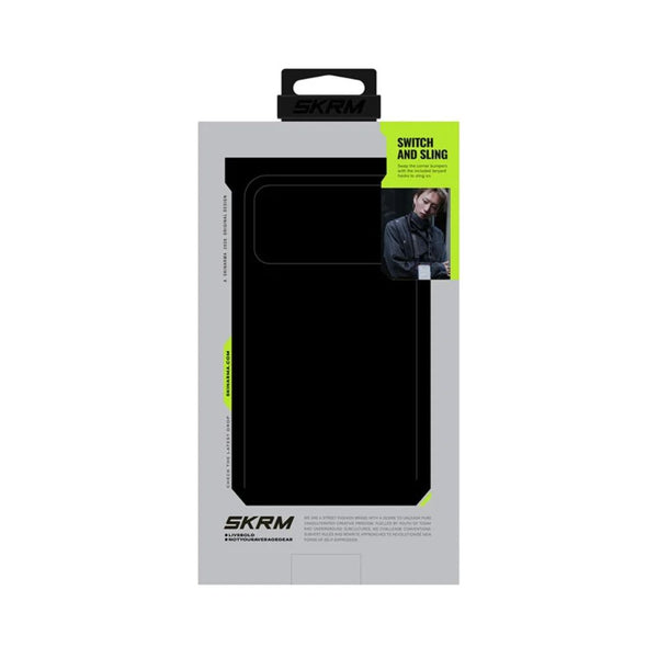 SkinArma Phantom Case for iPhone 18 Pro Max with M-Safe charging and foldable stand Blue Qatar