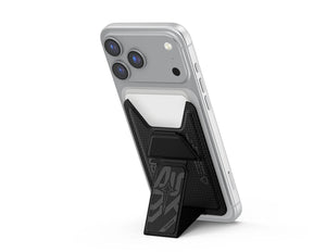 Skinarma PHANTOM KADO magnetic card holder grip stand black