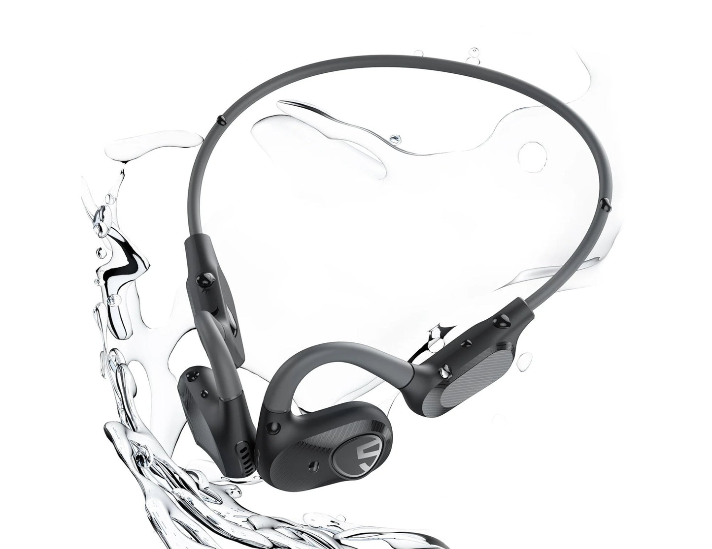 SoundPeats RunFree Lite2 Bluetooth Air Conduction Sport Headphones Black Thabthaba Store Qatar