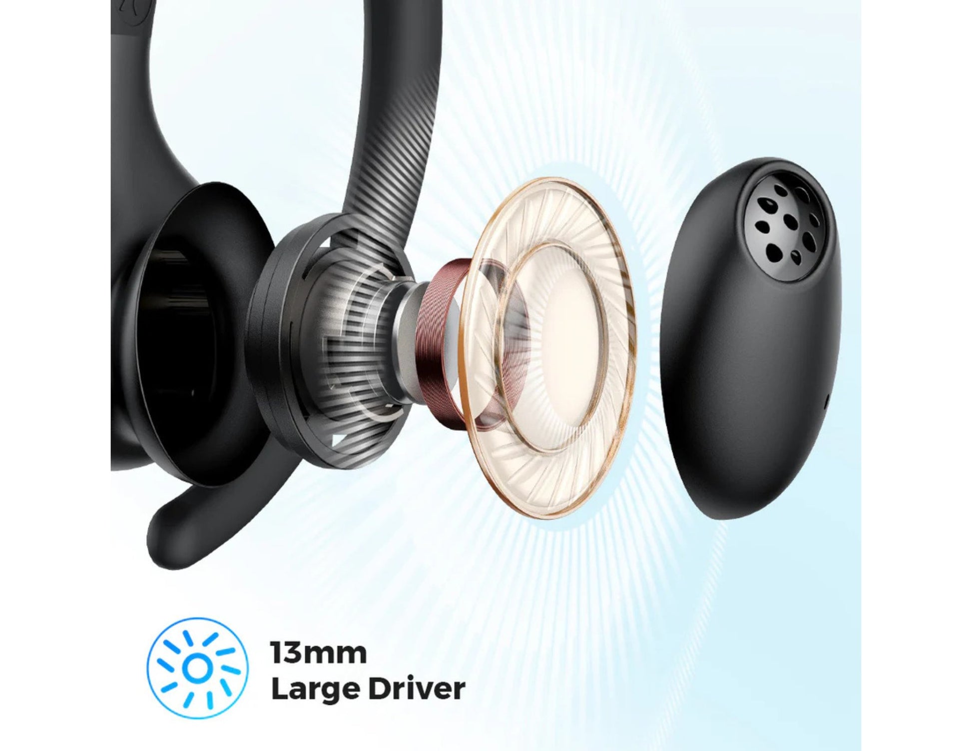 SOUNDPEATS Wings2 Sports Wireless Headphones Black IPX4 30H Battery Thabthaba Store Qatar