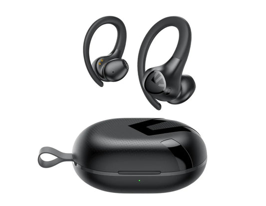 SOUNDPEATS Wings2 Sports Wireless Headphones Black IPX4 30H Battery Thabthaba Store Qatar