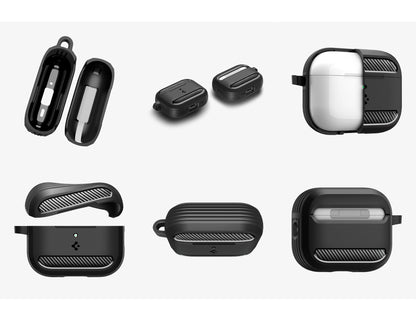 Spigen AirPods Pro 3 case Rugged Armor TPU scratch resistant Qatar