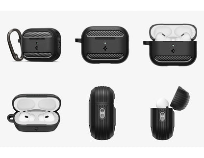 Spigen AirPods Pro 3 case Rugged Armor TPU scratch resistant Qatar