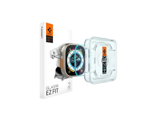 Spigen Apple Watch Ultra 49mm screen protector Glas.tR EZ Fit Qatar