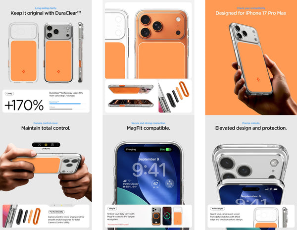 Spigen Ultra Hybrid T (Mag Fit) Case for iPhone 17 Pro & Pro Max