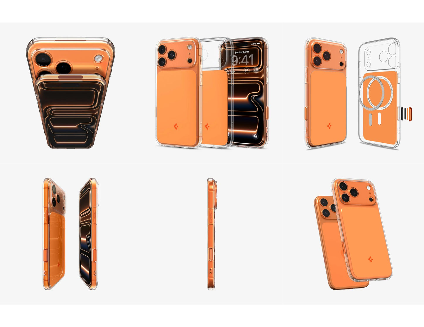 جراب Spigen Ultra Hybrid T (Mag Fit) لهاتف iPhone 17 Pro و Pro Max