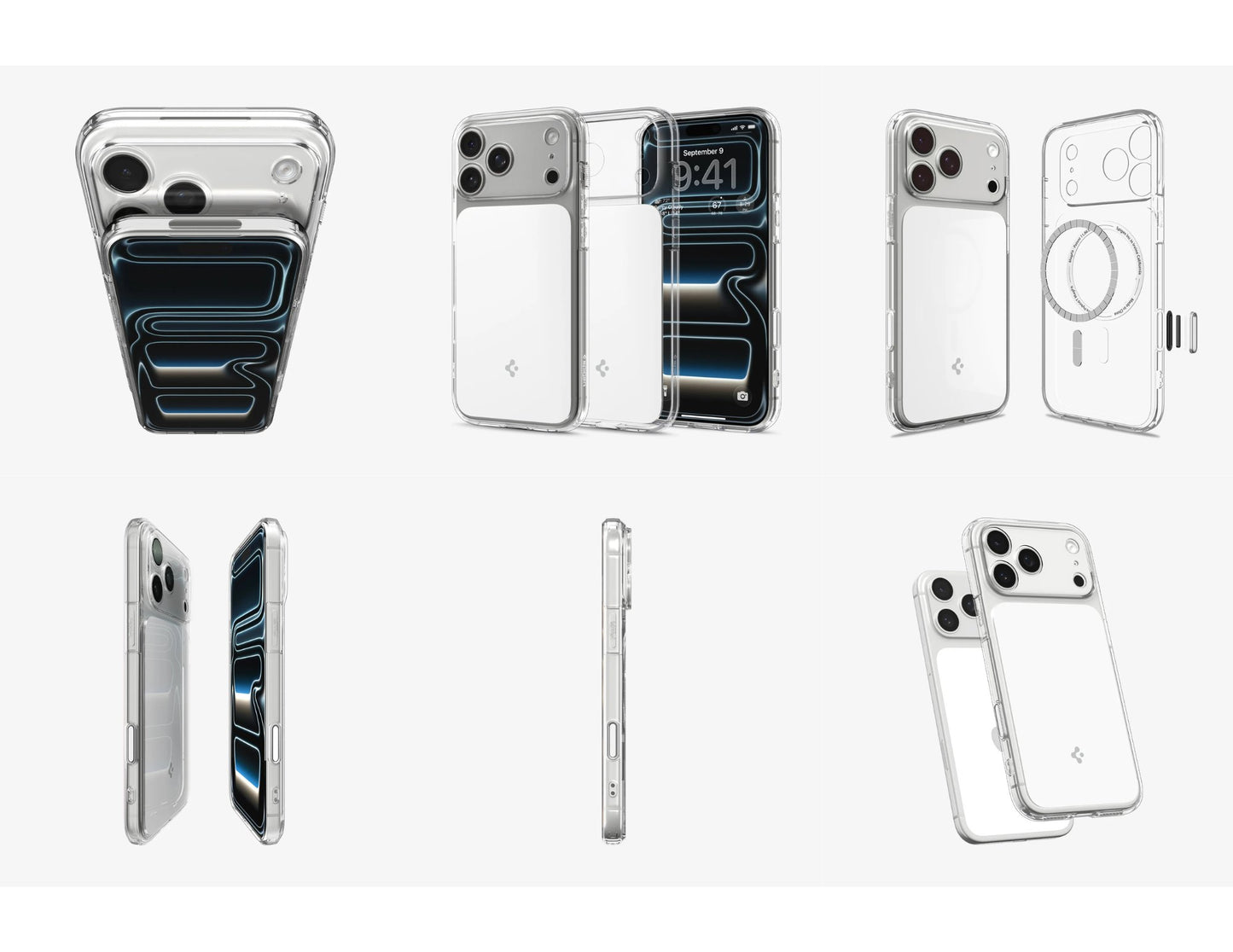 جراب Spigen Ultra Hybrid T (Mag Fit) لهاتف iPhone 17 Pro و Pro Max