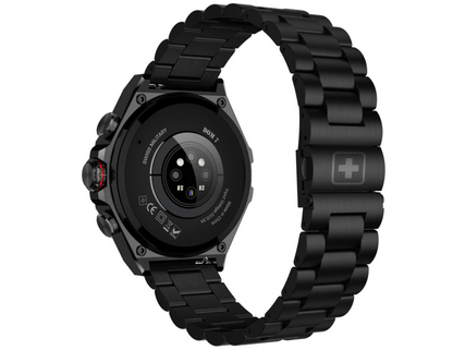 Swiss Military Dom 6 Smartwatch SM-WCH-DOM6 series tracking health metrics.