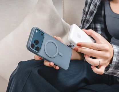 SwitchEasy 0.35 M O-Ring Ultra Slim MagSafe case for iPhone 17 Series, ultra-thin clear design with O-Ring magnetic support, anti-fingerprint, at Thabthaba Store Qatar