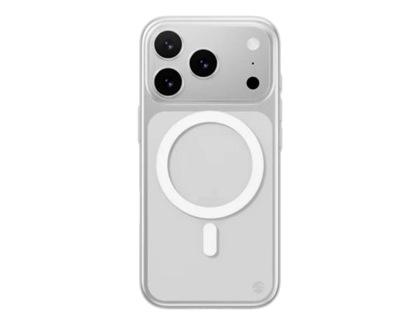 SwitchEasy 0.35 M O-Ring Ultra Slim MagSafe case for iPhone 17 Series, ultra-thin clear design with O-Ring magnetic support, anti-fingerprint, at Thabthaba Store Qatar