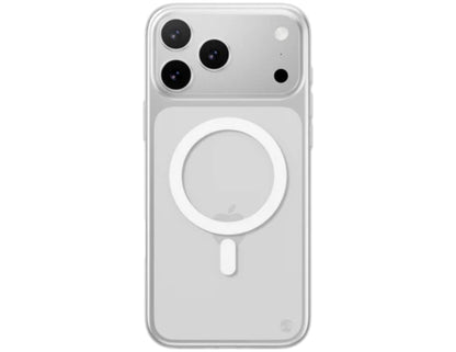 SwitchEasy 0.35 M O-Ring Ultra Slim MagSafe case for iPhone 17 Series, ultra-thin clear design with O-Ring magnetic support, anti-fingerprint, at Thabthaba Store Qatar