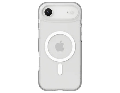 SwitchEasy Crush M O-Ring MagSafe clear case for iPhone 17/17 Air, transparent drop protection with O-Ring magnetic array, AIR-BARRIER 0.3mm tech, at Thabthaba Store Qatar