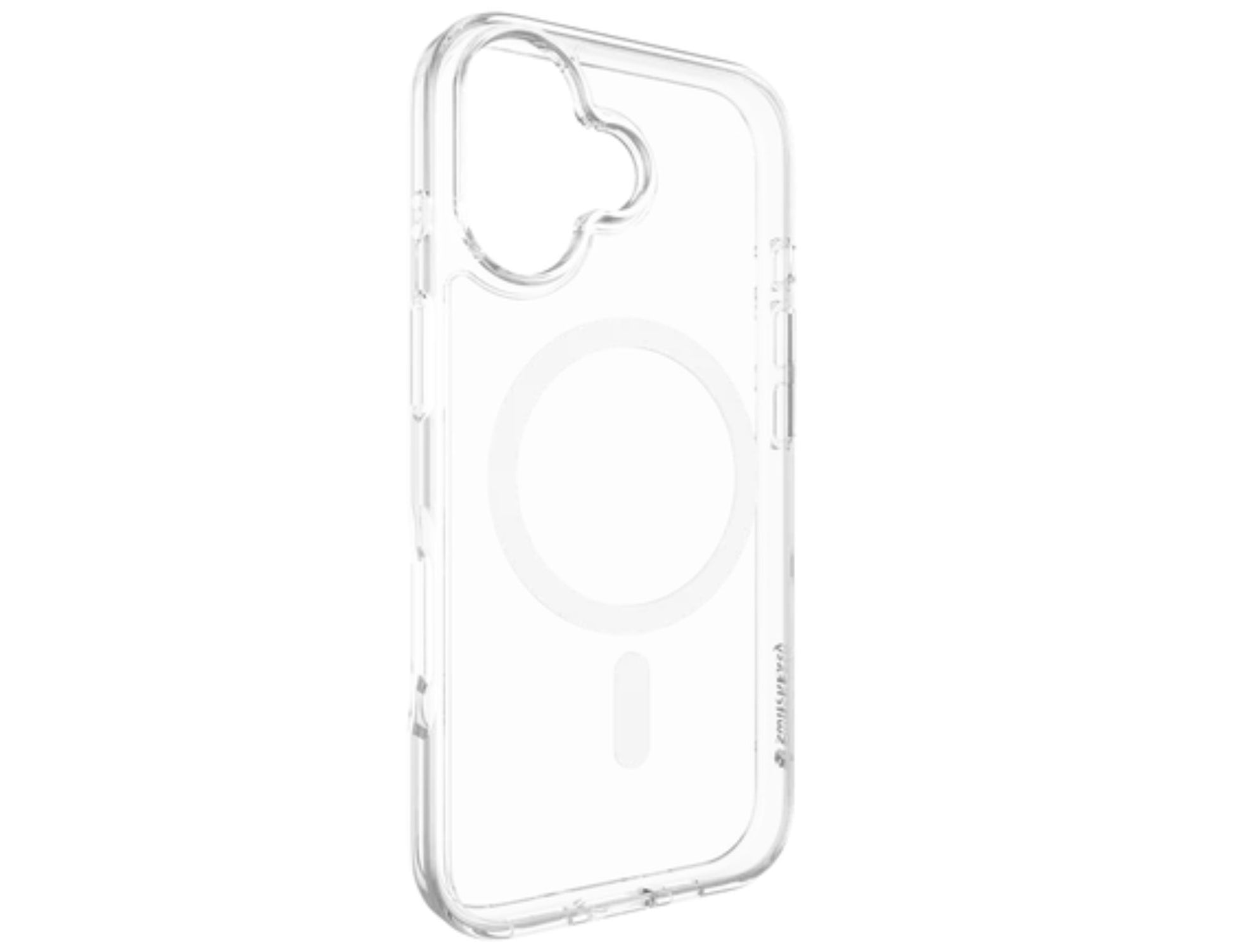 SwitchEasy Crush M O-Ring MagSafe clear case for iPhone 17/17 Air, transparent drop protection with O-Ring magnetic array, AIR-BARRIER 0.3mm tech, at Thabthaba Store Qatar
