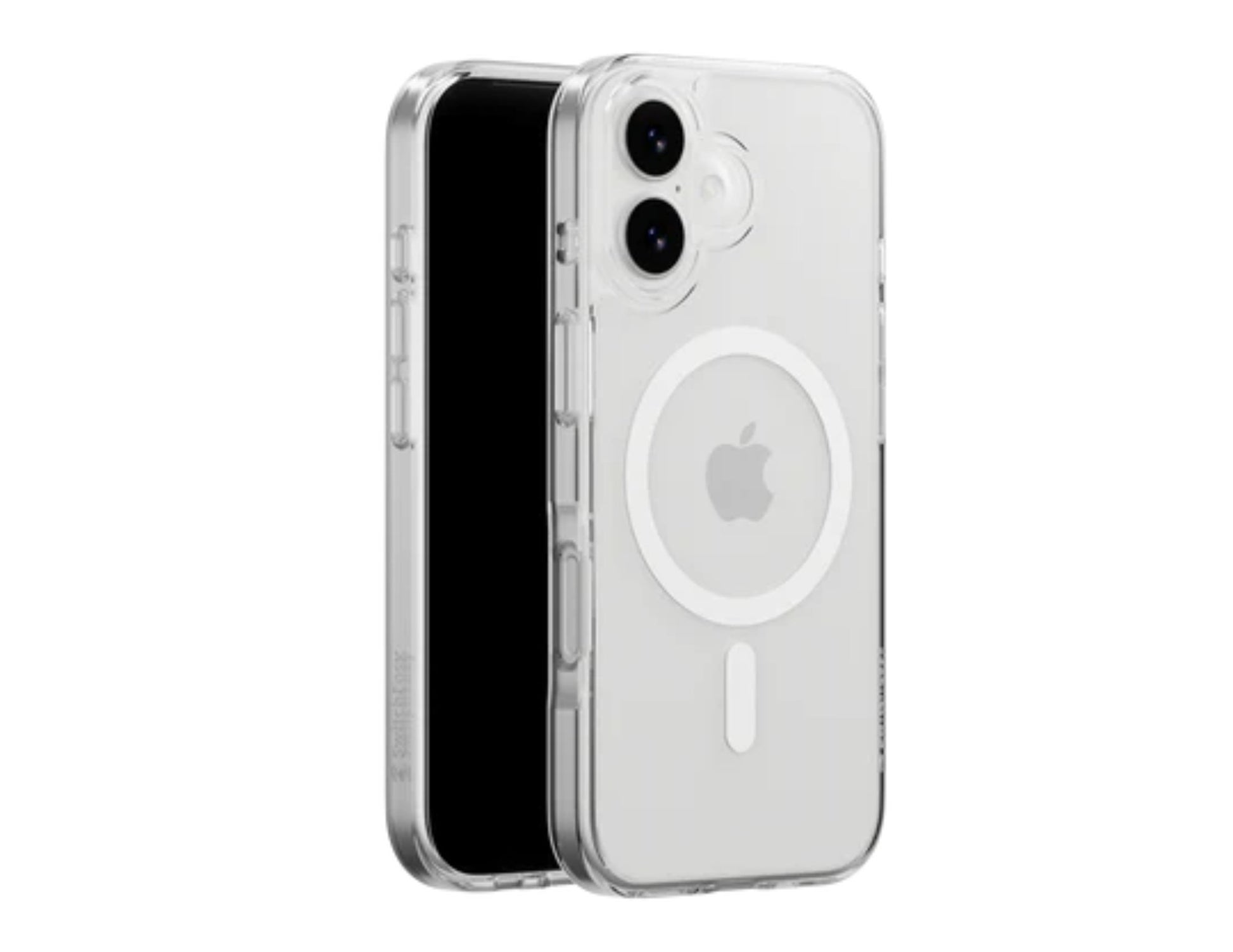 SwitchEasy Crush M O-Ring MagSafe clear case for iPhone 17/17 Air, transparent drop protection with O-Ring magnetic array, AIR-BARRIER 0.3mm tech, at Thabthaba Store Qatar