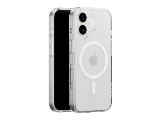 SwitchEasy Crush M O-Ring MagSafe clear case for iPhone 17/17 Air, transparent drop protection with O-Ring magnetic array, AIR-BARRIER 0.3mm tech, at Thabthaba Store Qatar
