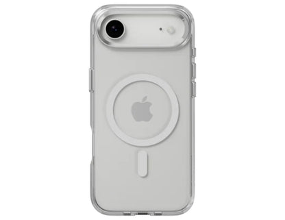 SwitchEasy LenStand M Protective Case for iPhone 17 and 17 Air, foldable stand, metal lens protection, 10ft drop tested, MagSafe compatible, silver color, at Thabthaba Store Qatar