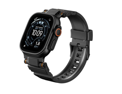 SwitchEasy Rugged Silicone Apple Watch band 44mm waterproof metal buckle Thabthaba Qatar