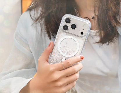 SwitchEasy Starfield M iPhone 17 Pro glitter case MagSafe Thabthaba Qatar