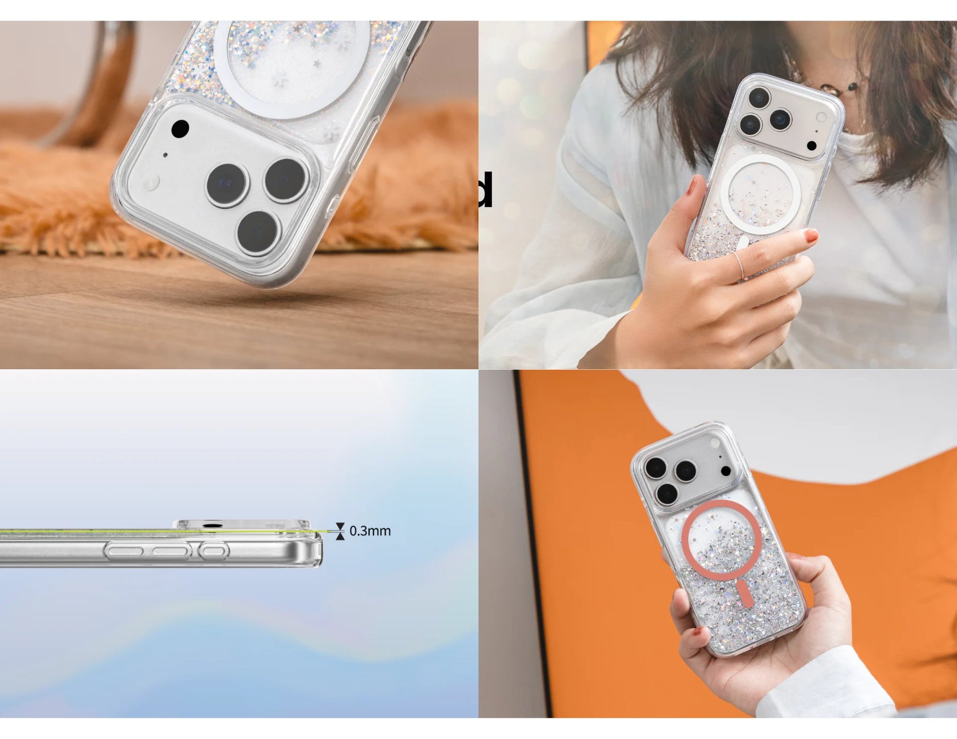 SwitchEasy Starfield M iPhone 17 Pro glitter case MagSafe Thabthaba Qatar