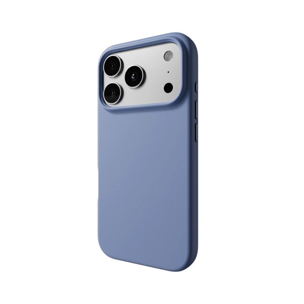 SwitchEasy Touch M Blue Silicone MagSafe Case with 8-ft protection for iPhone 18 Pro Qatar