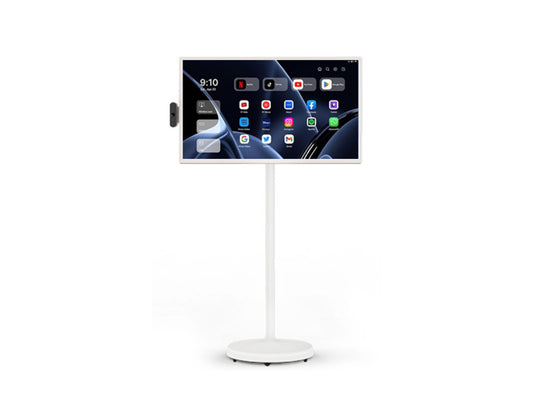 Taktik 32-inch portable smart screen with Android 12 and rotatable touch display