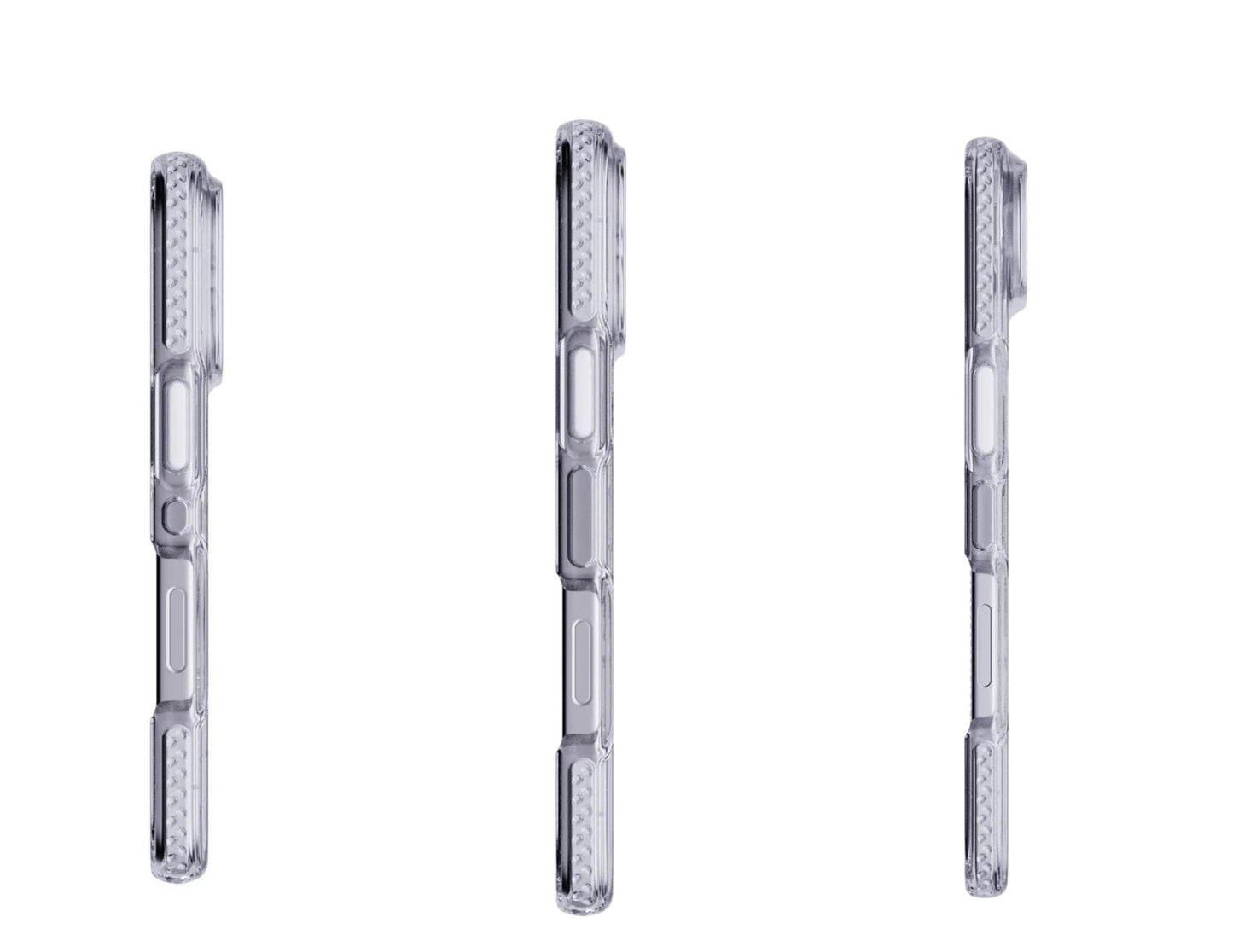 Tech21 EvoCrystal MagSafe Case for iPhone 17 Pro, Pro Max & Air Clear Metallic Silver