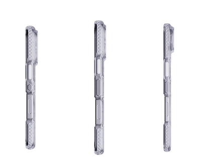 Tech21 EvoCrystal MagSafe Case for iPhone 17 Pro, Pro Max & Air Clear Metallic Silver