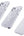 Tech21 EvoCrystal MagSafe Case for iPhone 17 Pro, Pro Max & Air Clear Metallic Silver