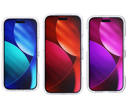 Tech21 EvoCrystal MagSafe Case for iPhone 17 Pro, Pro Max & Air Clear Metallic Silver