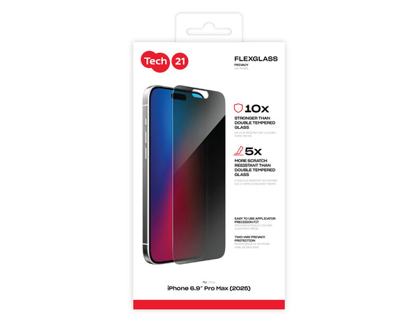 Tech21 FlexGlass Privacy screen protector for iPhone 17 Pro Pro Max Air Qatar