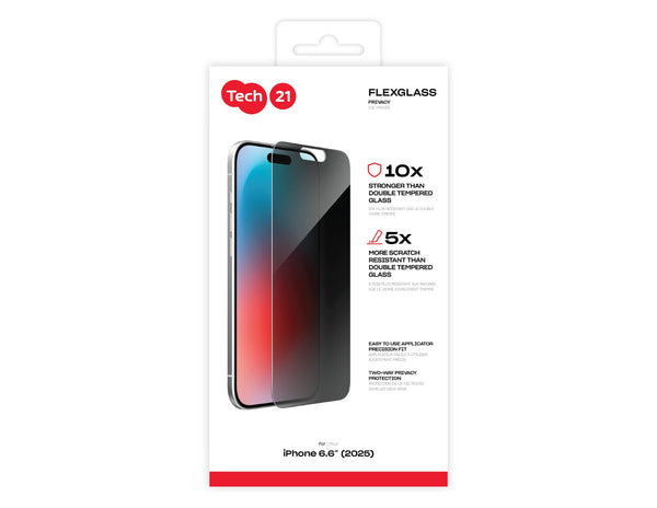 Tech21 FlexGlass Privacy screen protector for iPhone 17 Pro Pro Max Air Qatar